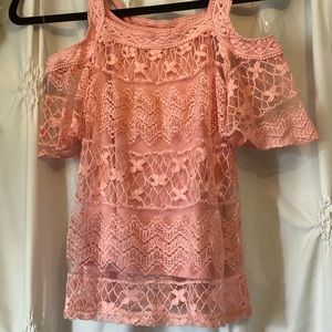 Pink coral blouse